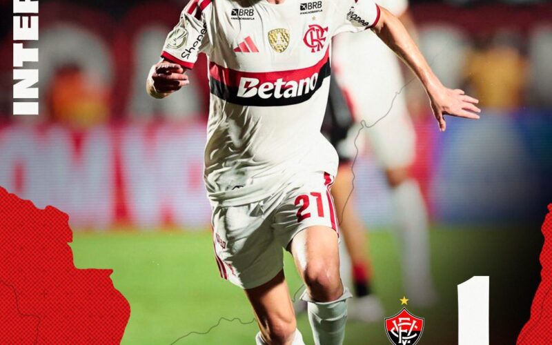 Vitória faz 2 a 0 no Flamengo e avança na Copa do Brasil