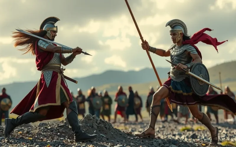 A rivalidade entre Aquiles e Heitor na Guerra de Troia épica