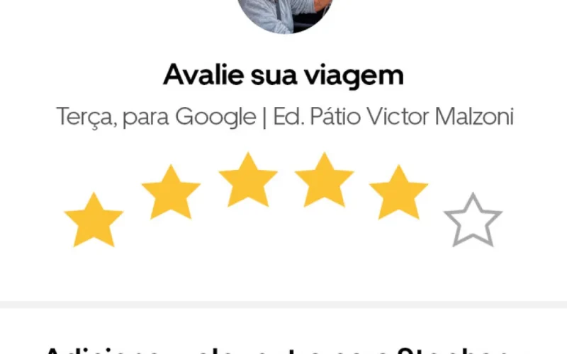 Uber libera 6 estrelas exclusivo no Brasil de olho no hexa