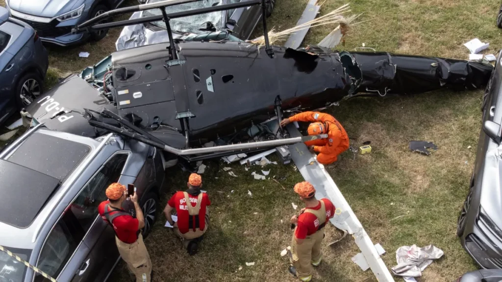 Colisão de helicópteros no Rio expõe riscos do voo visual