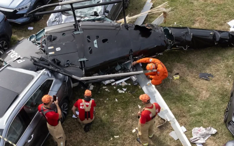 Colisão de helicópteros no Rio expõe riscos do voo visual