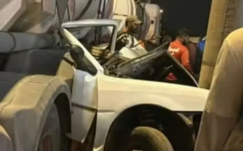 Motorista morre prensado entre caminhão e poste em Aparecida de Goiânia